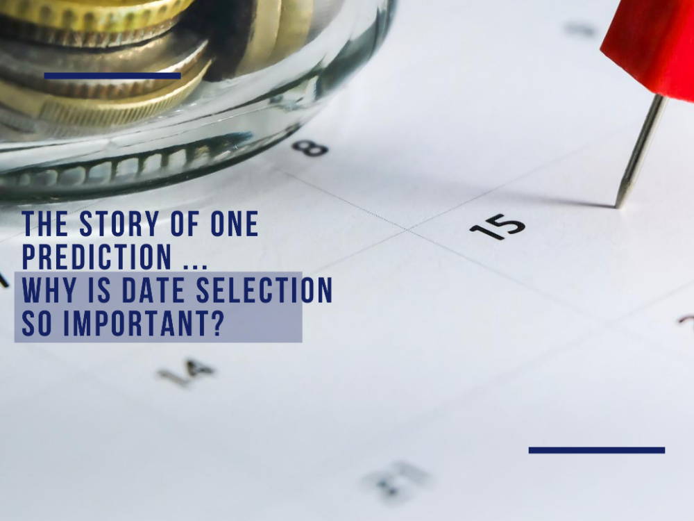 The story of one prediction ... why is date selection so important?